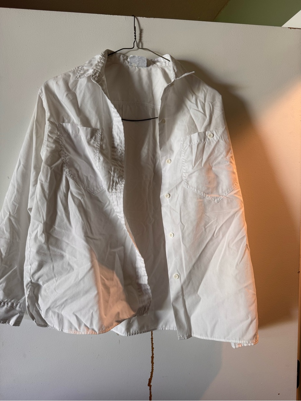 Reef White Button-Down Women's Shirt
